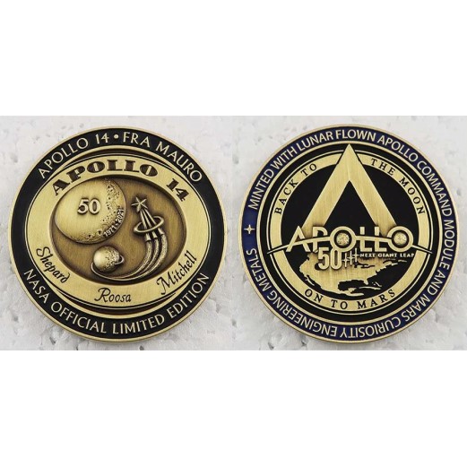 Medallion Apollo XIV 50th Anniversary